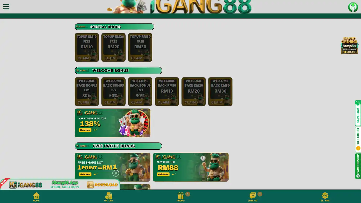 iGANG88 Casino screenshot 2