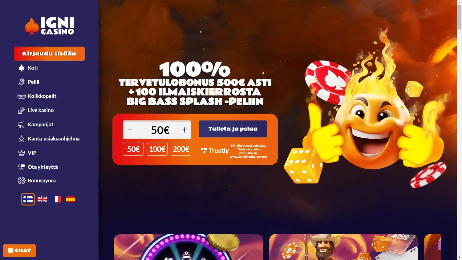 Igni Casino screenshot 1