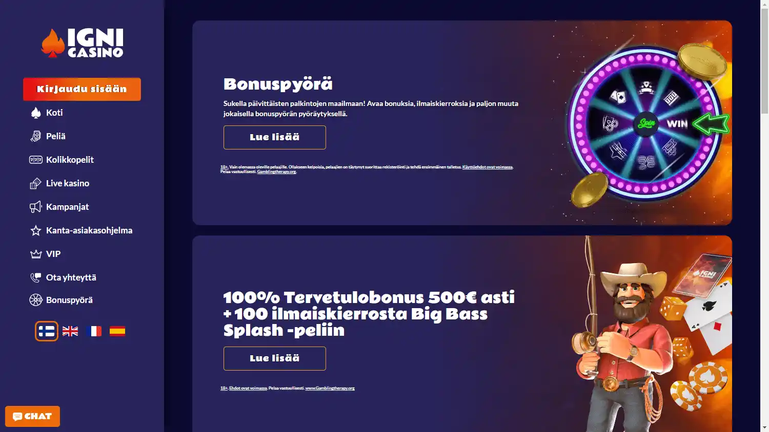 Igni Casino screenshot 3