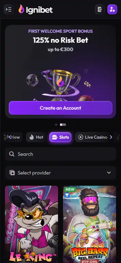 IgniBet Casino screenshot 5