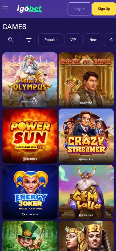 Igo.bet Casino screenshot 4