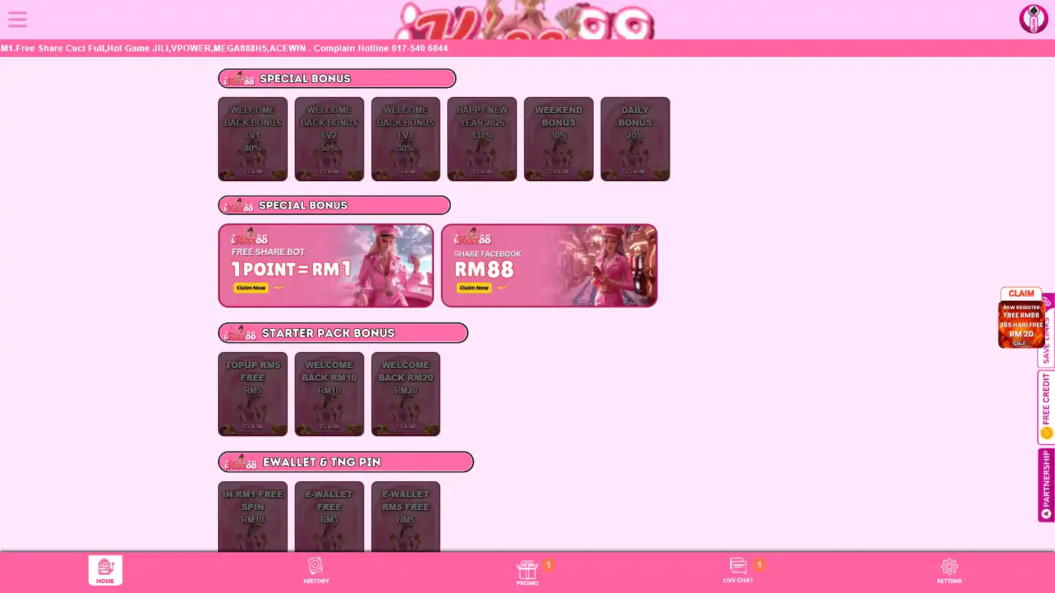 iKiss88 Casino screenshot 2