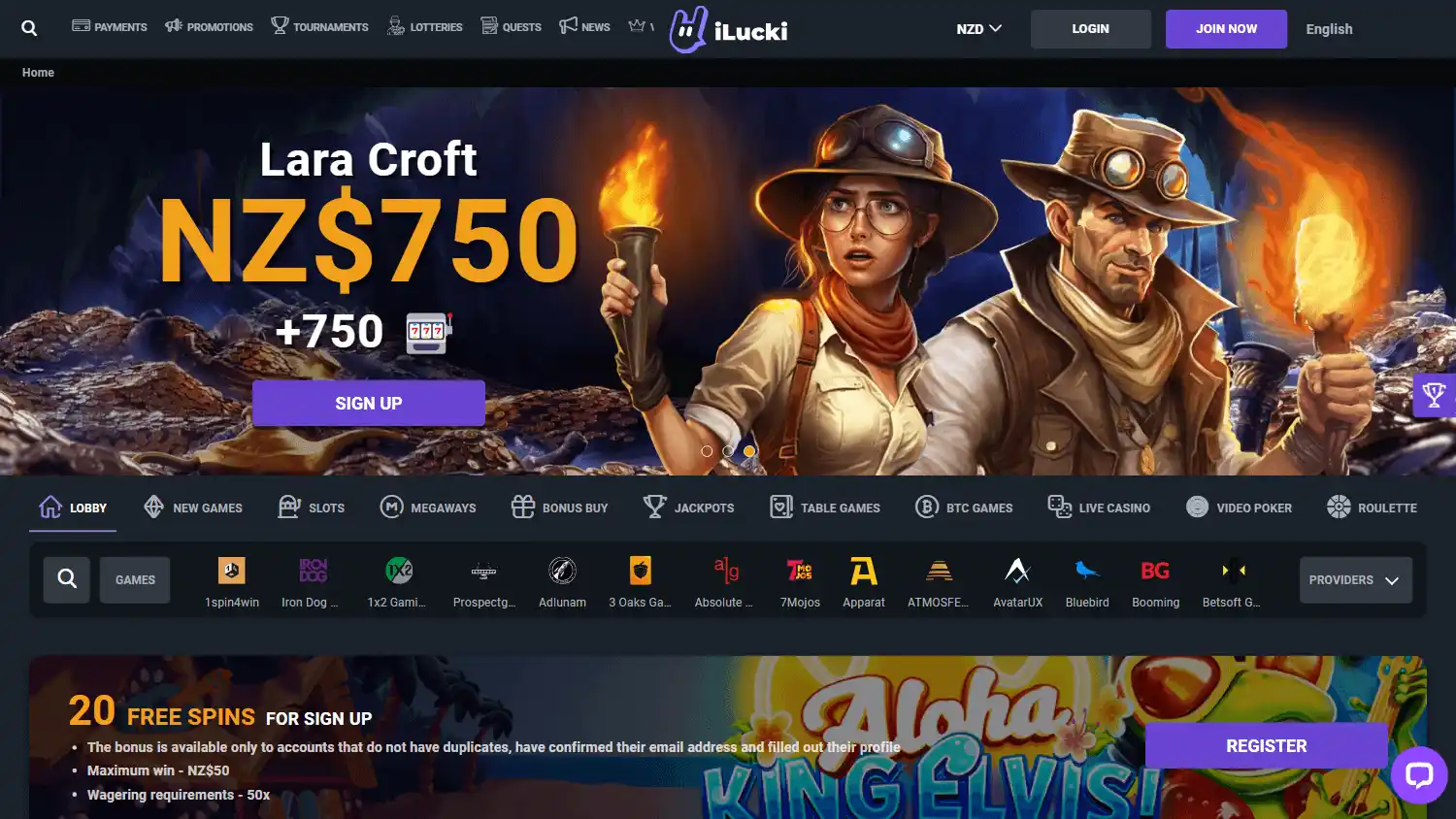 iLucki Casino screenshot 1