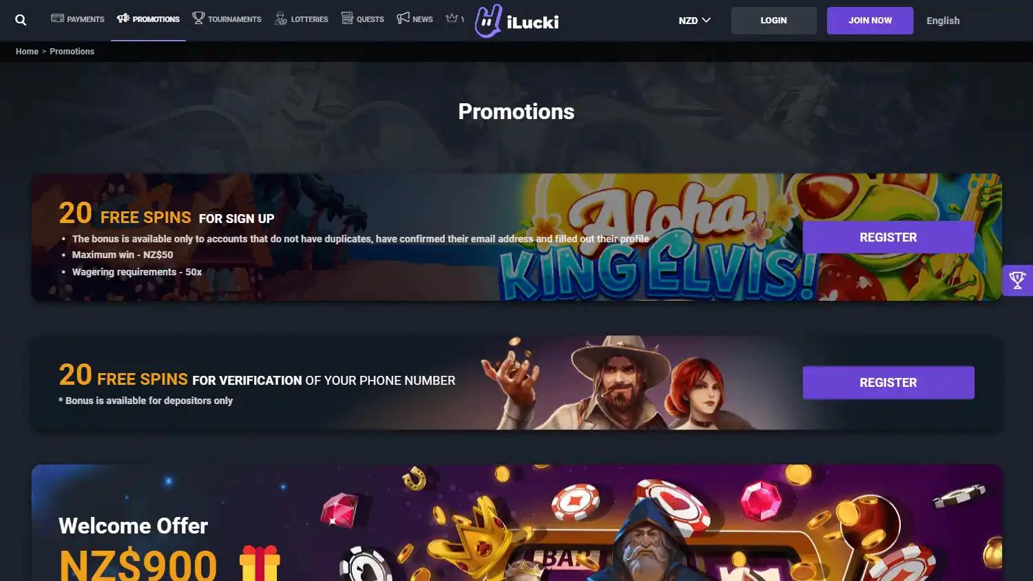 iLucki Casino screenshot 2
