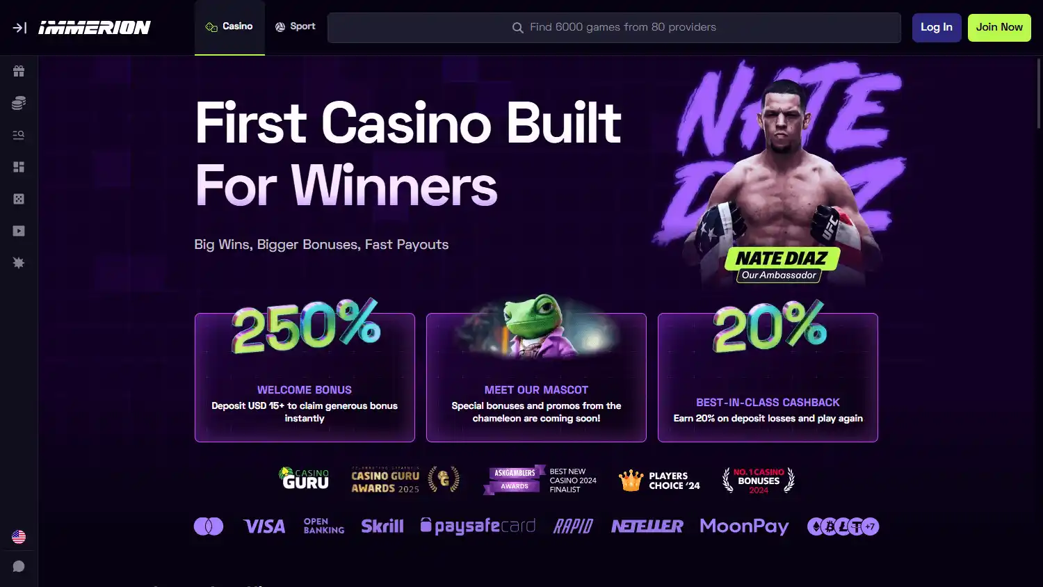Immerion Casino screenshot 3