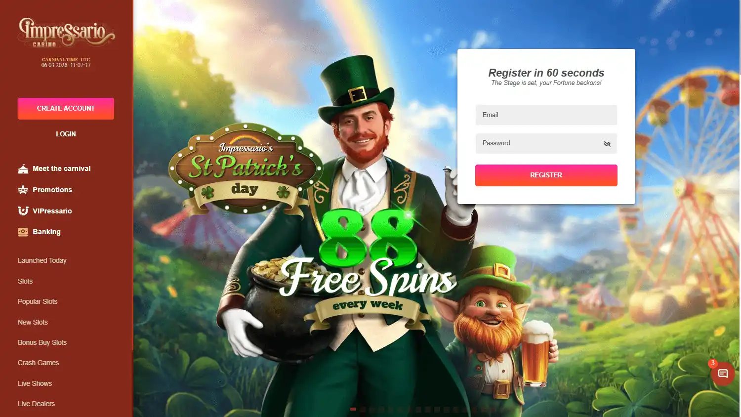 Impressario Casino screenshot 1