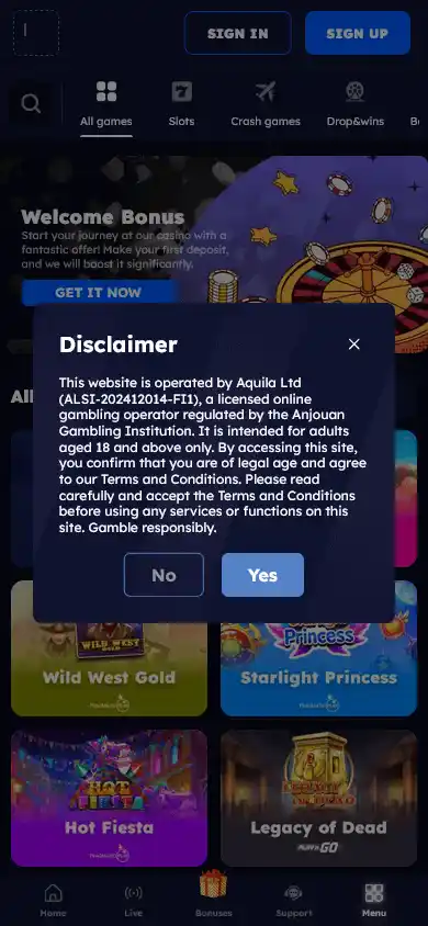 IndoJack128 Casino screenshot 4