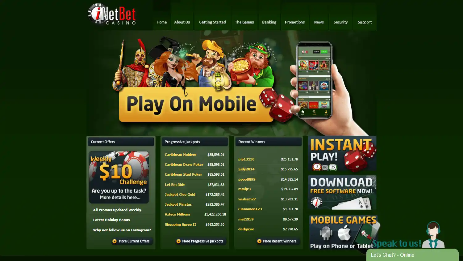 iNetBet Casino screenshot 1