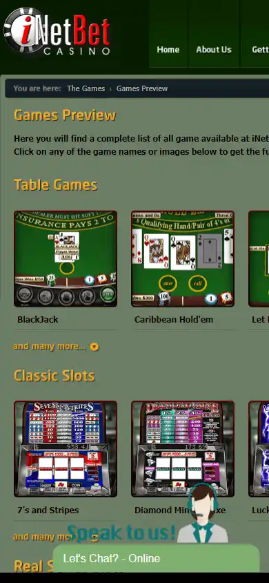 iNetBet Casino screenshot 5
