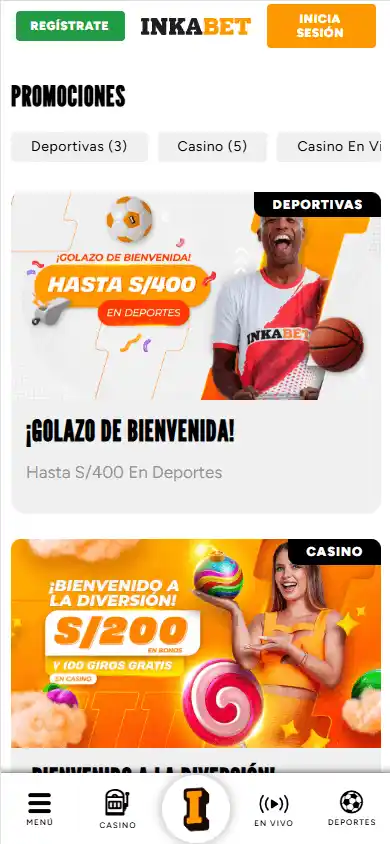 Inkabet Casino screenshot 6