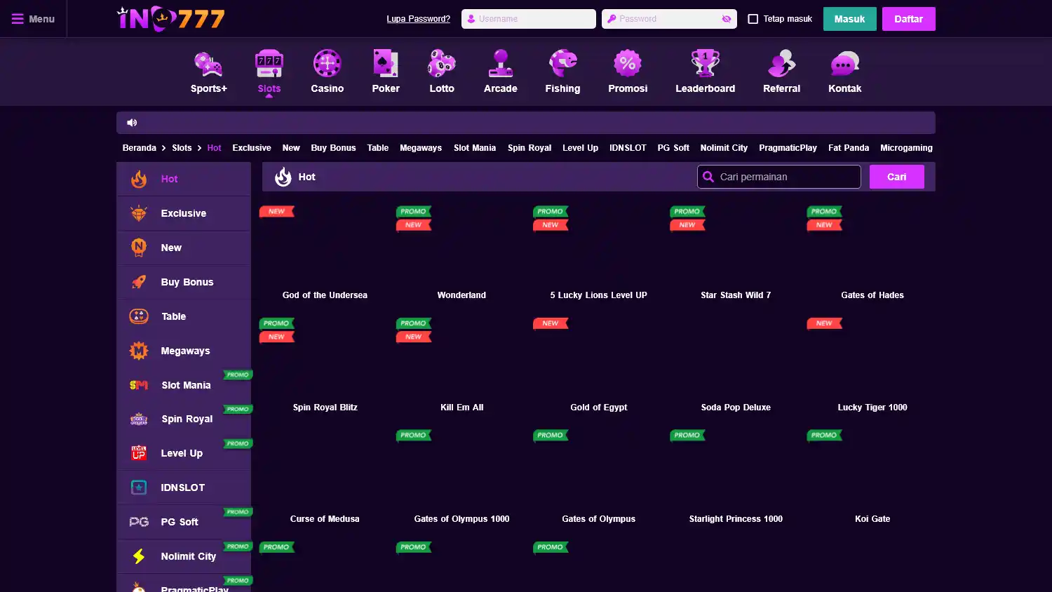 INO777 Casino screenshot 2