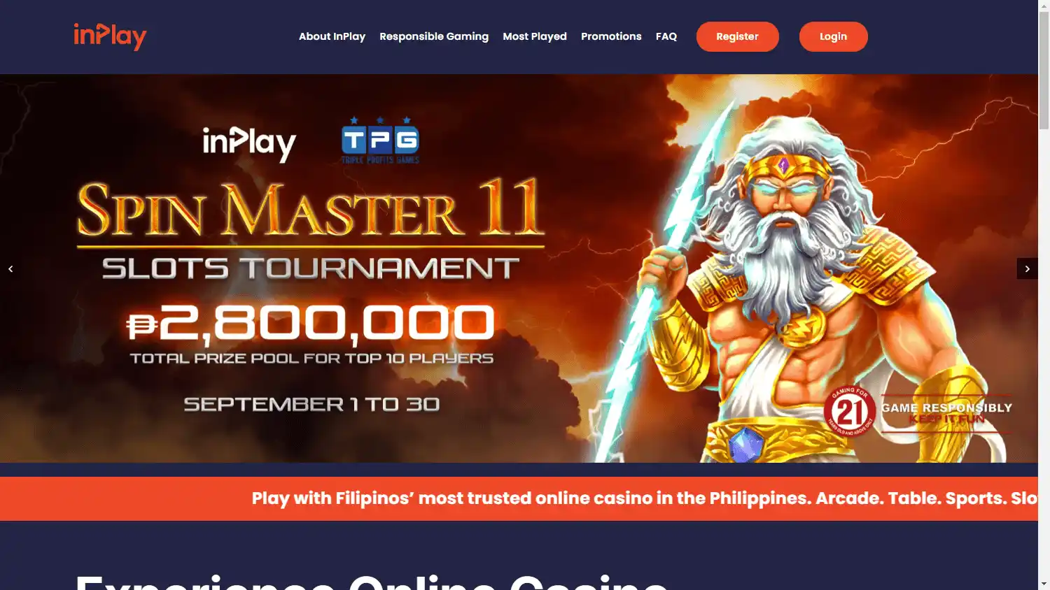 inPlay Casino screenshot 1