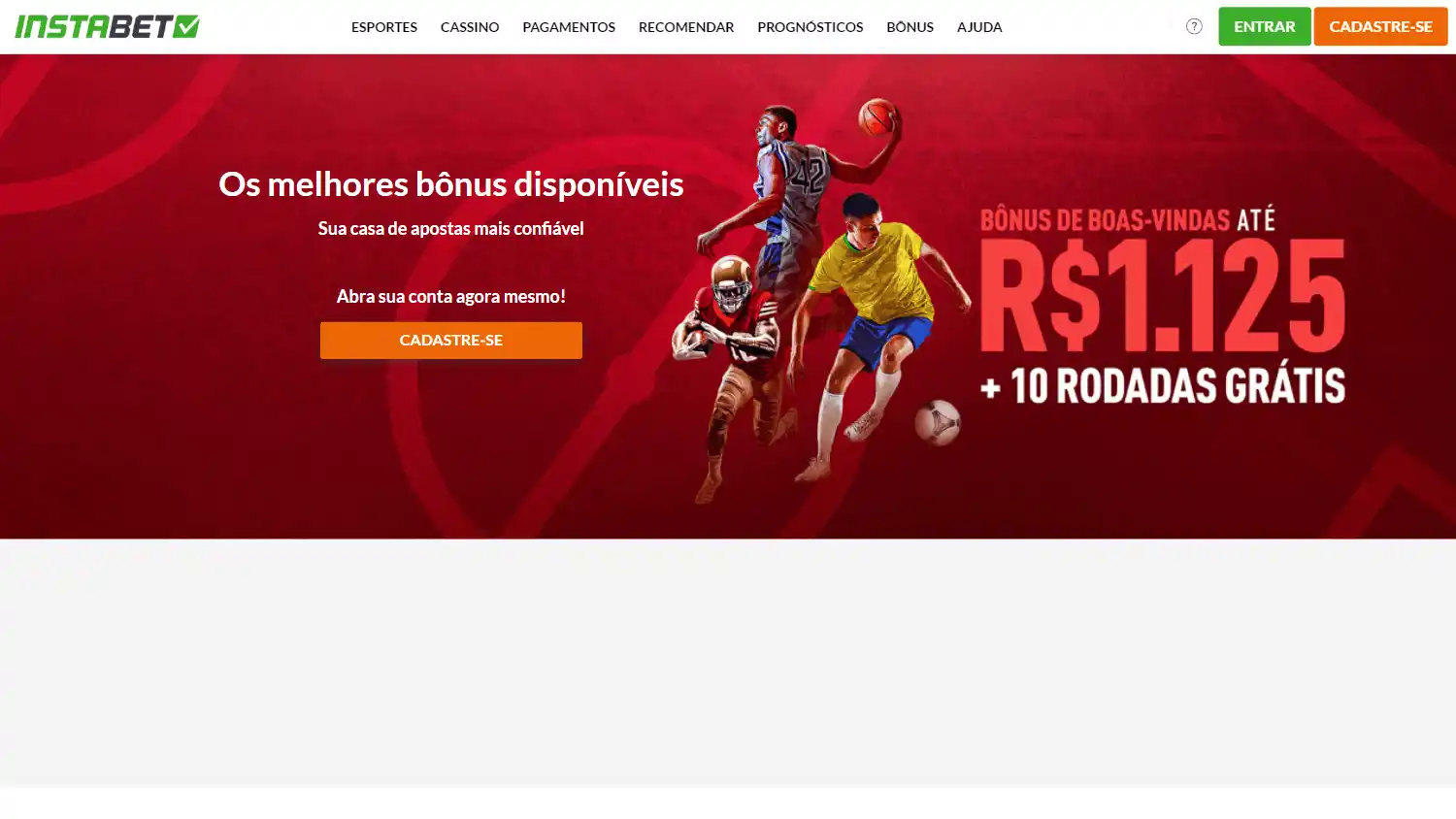 Instabet Casino screenshot 1