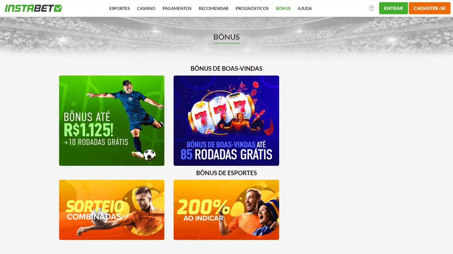 Instabet Casino screenshot 2