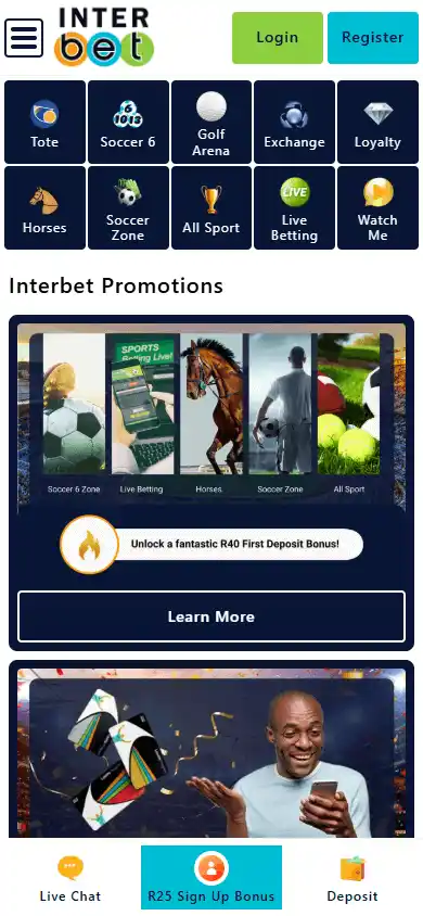 InterBet casino screenshot 7