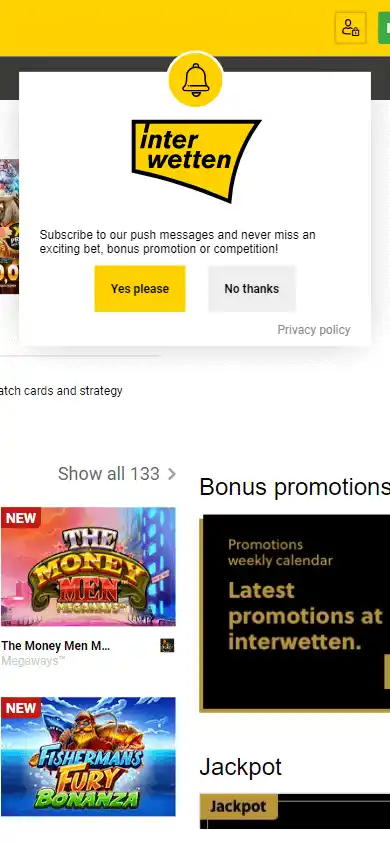 Interwetten Casino DE screenshot 6