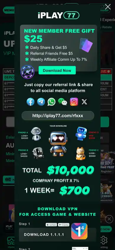 iPlay77 Casino screenshot 3