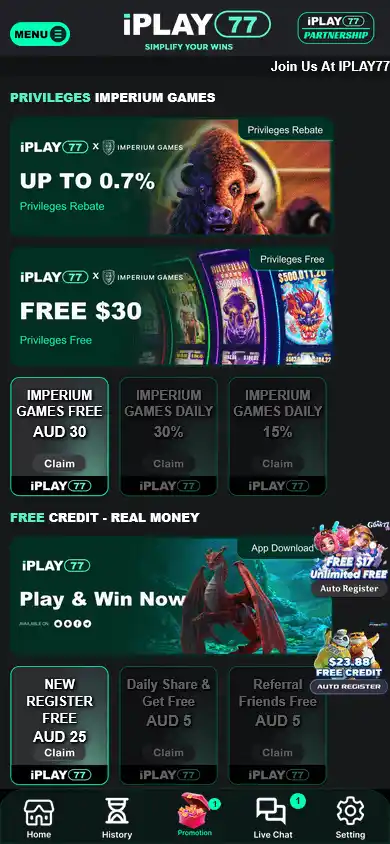 iPlay77 Casino screenshot 4