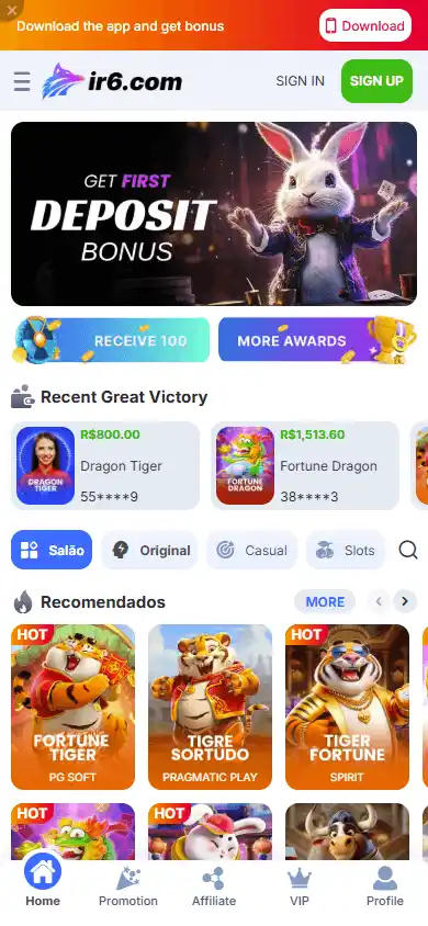 ir6.com Casino screenshot 4