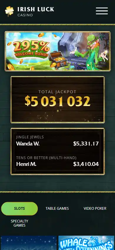 Irish Luck Casino screenshot 4
