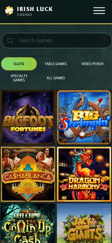 Irish Luck Casino screenshot 5
