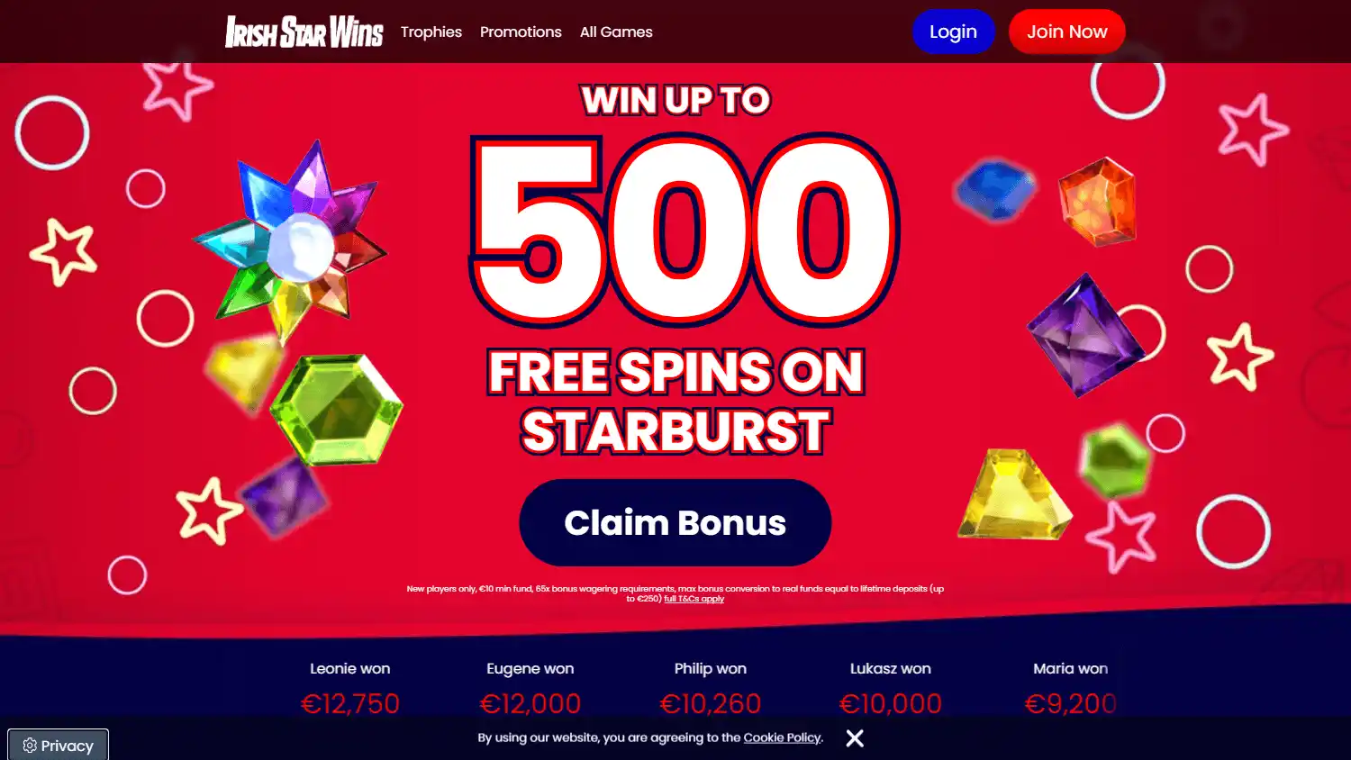 Star Wins Casino screenshot 1