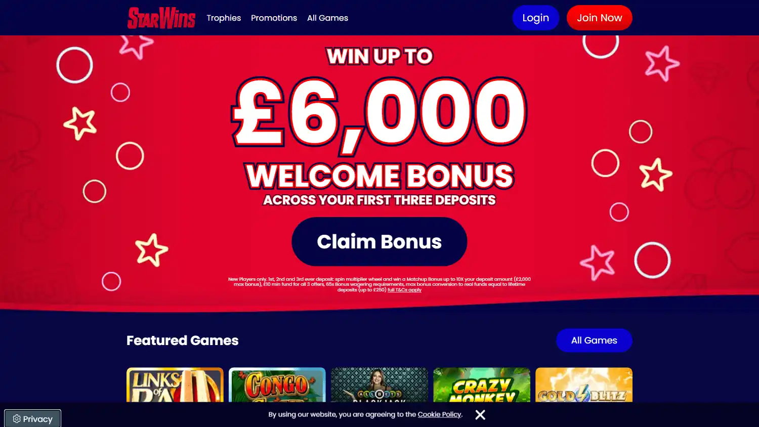 Star Wins Casino screenshot 2