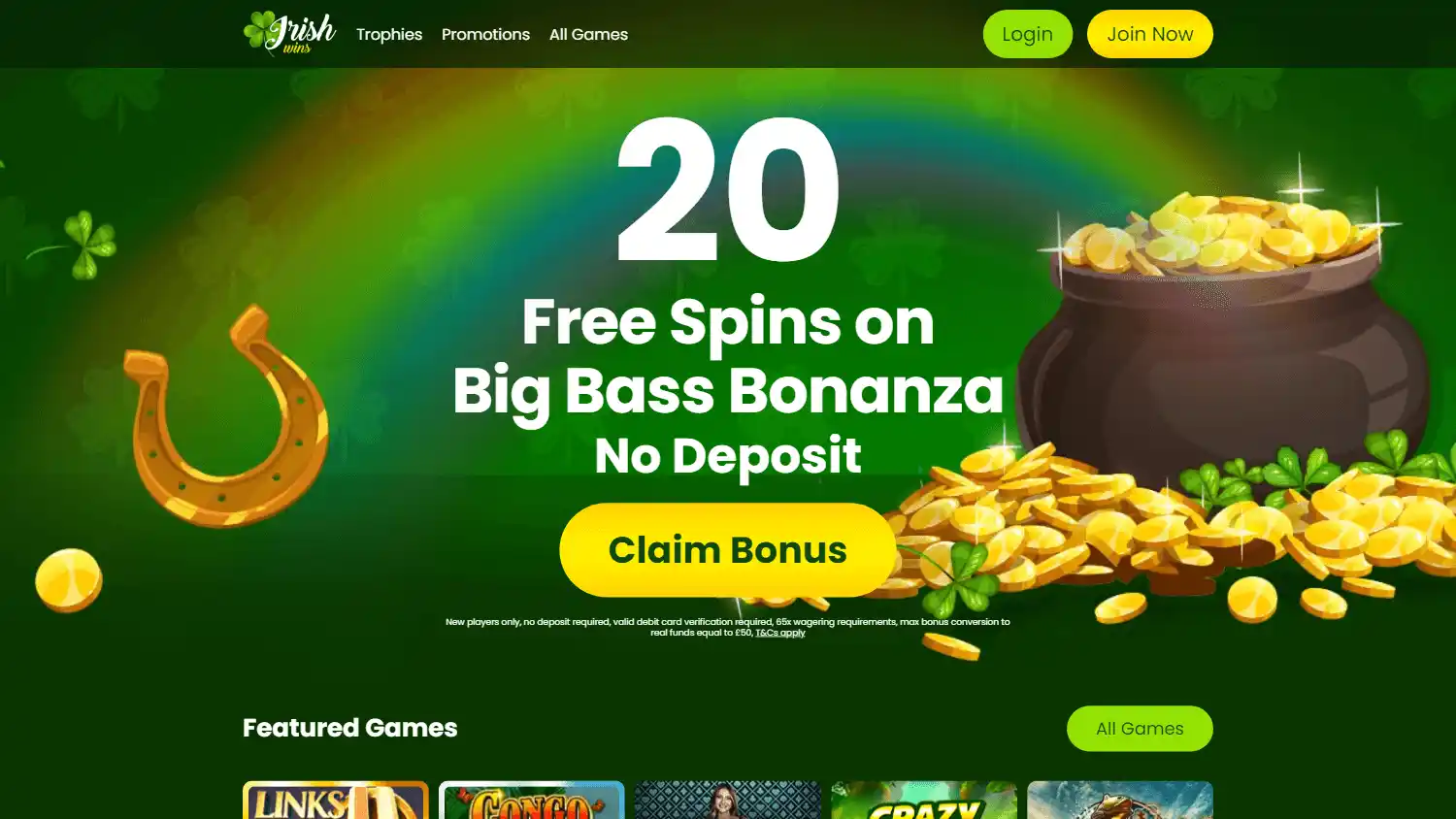 Irish Wins Casino screenshot 1