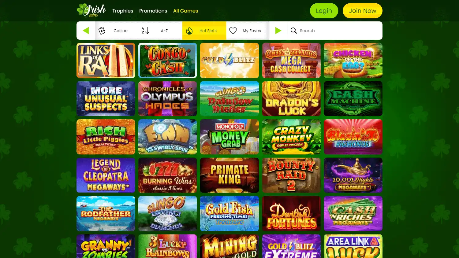 Irish Wins Casino screenshot 2