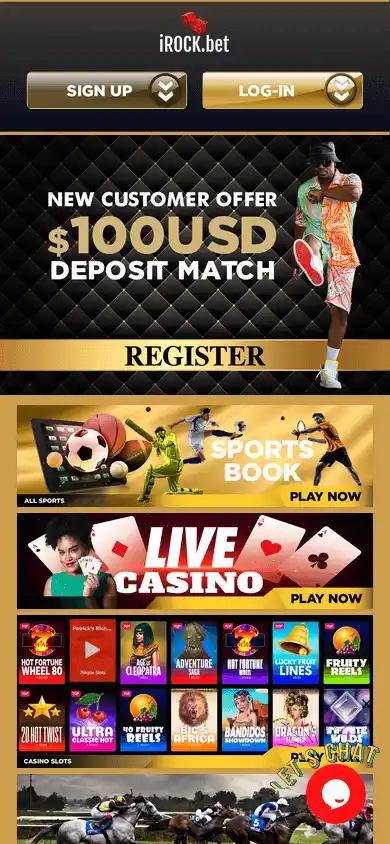 iRock.bet Casino screenshot 2