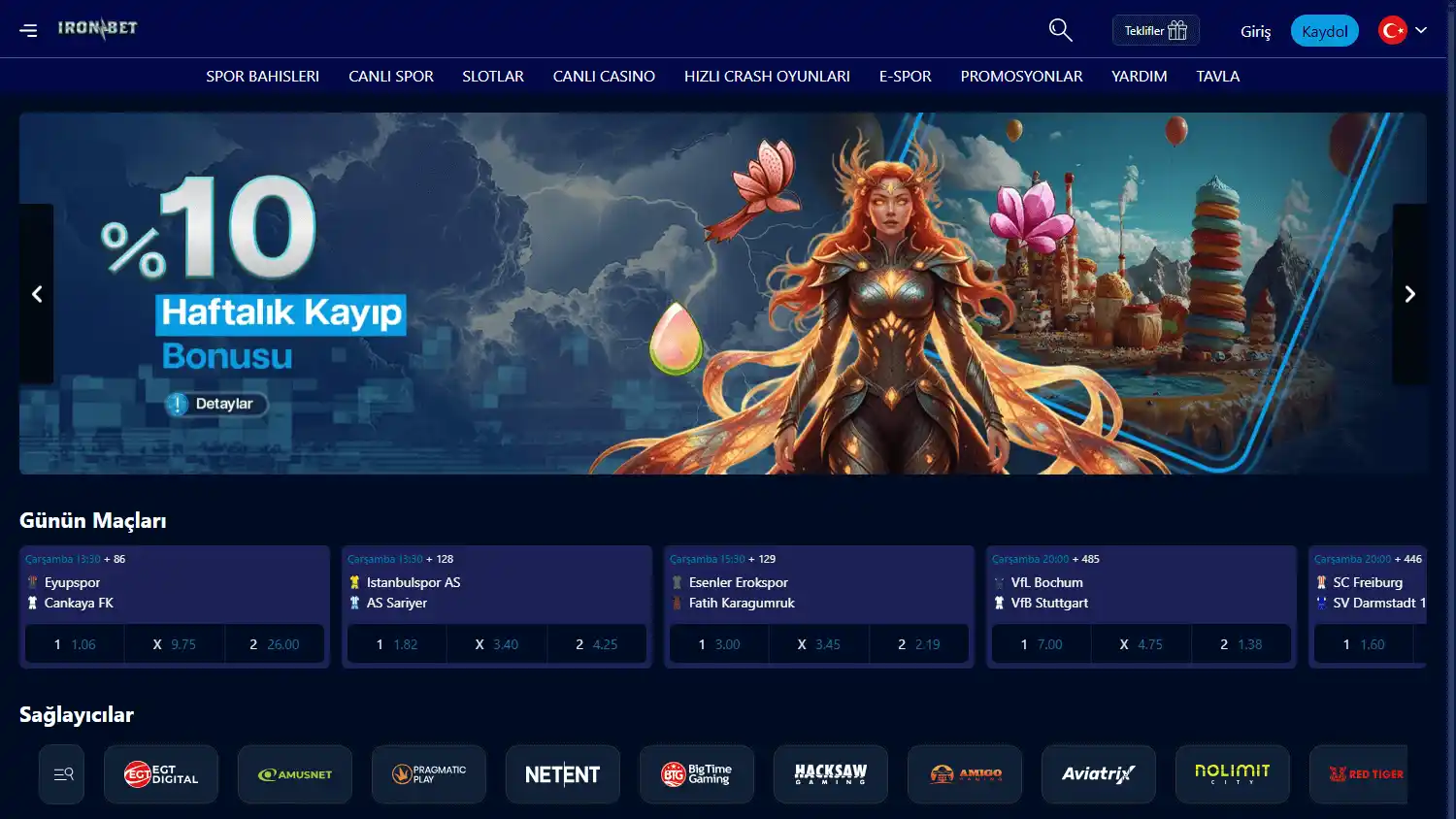 Ironbet Casino screenshot 1
