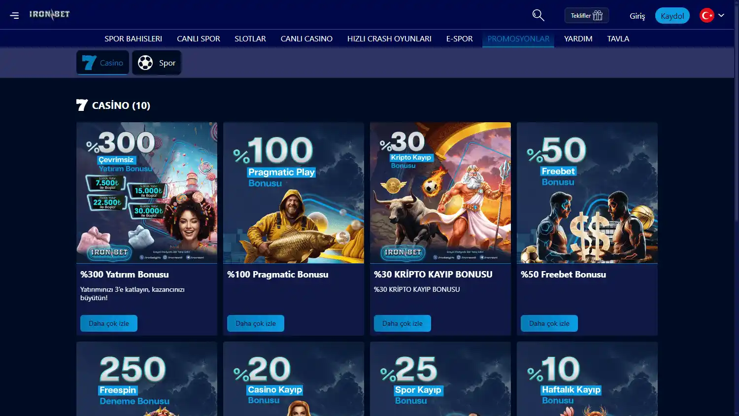 Ironbet Casino screenshot 3