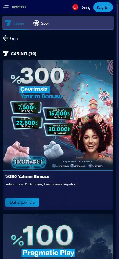 Ironbet Casino screenshot 6