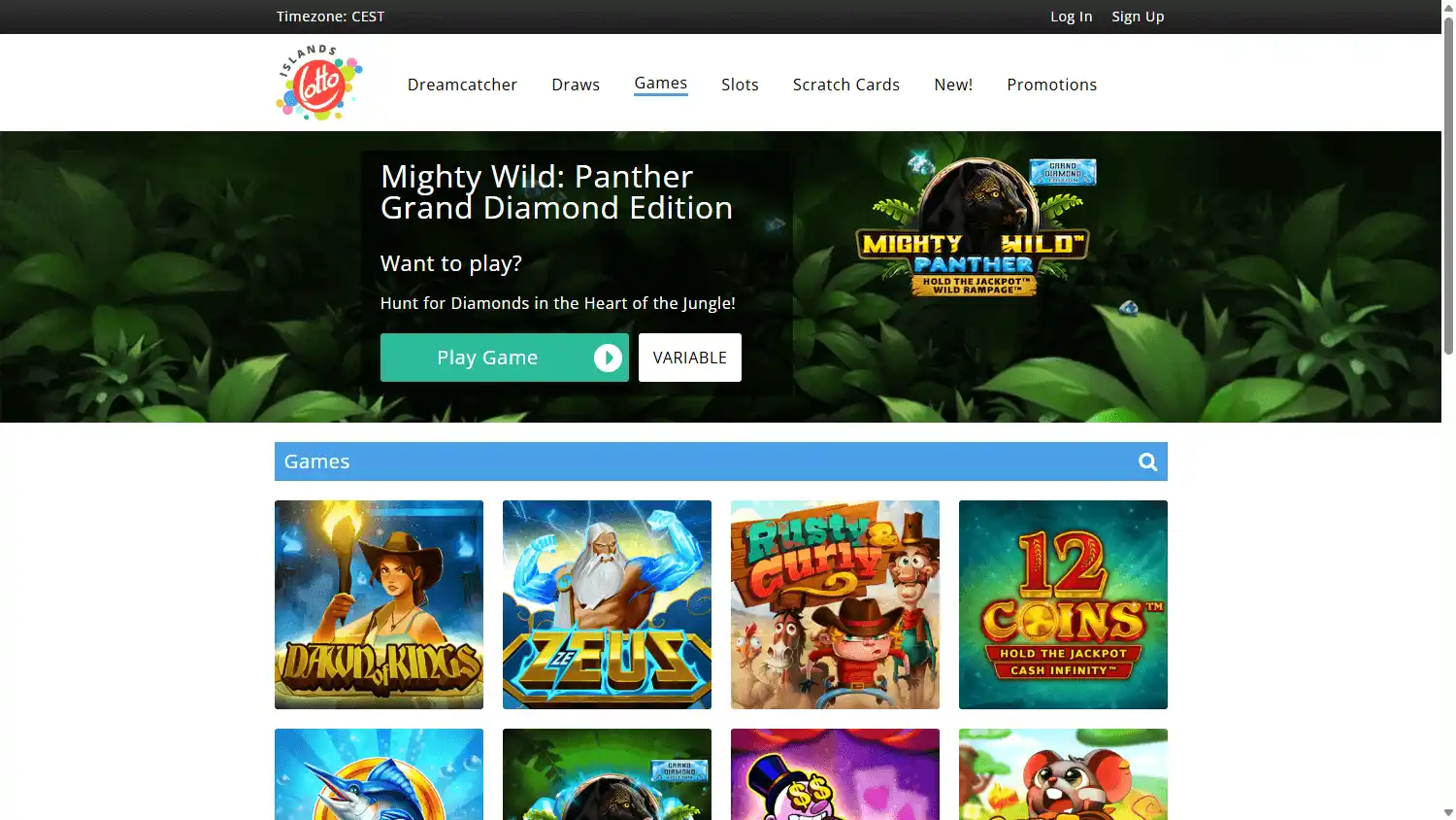 Islands Lotto Casino screenshot 2