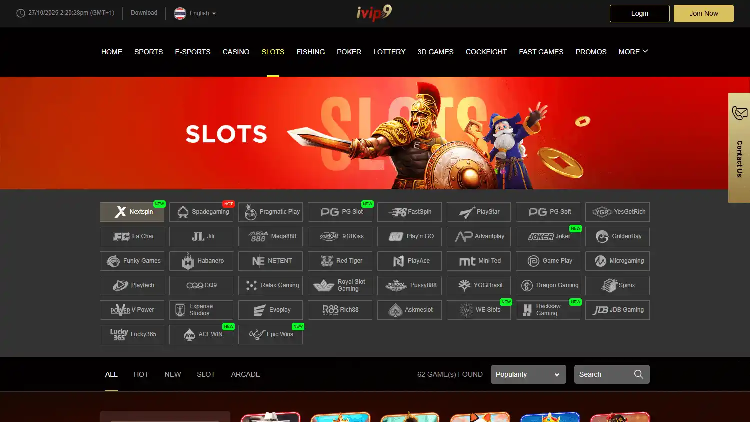 iVIP9 Casino screenshot 2