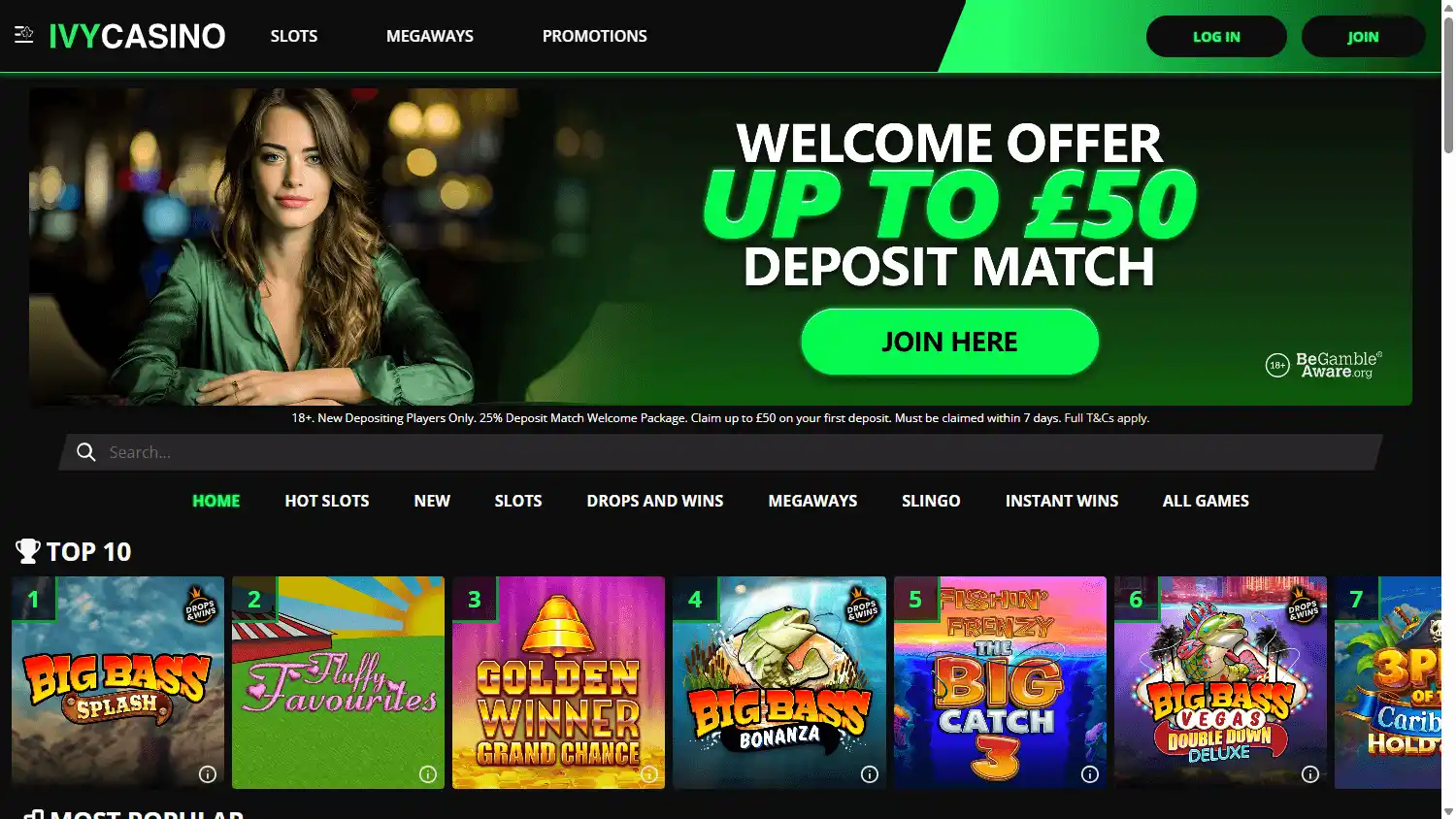 Ivy Casino screenshot 1