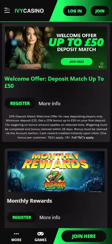 Ivy Casino screenshot 6