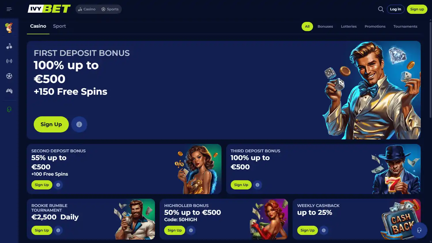 IvyBet Casino screenshot 3