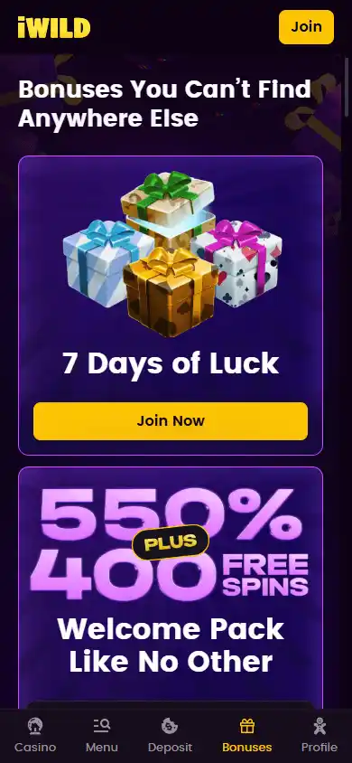 iWild Casino screenshot 6