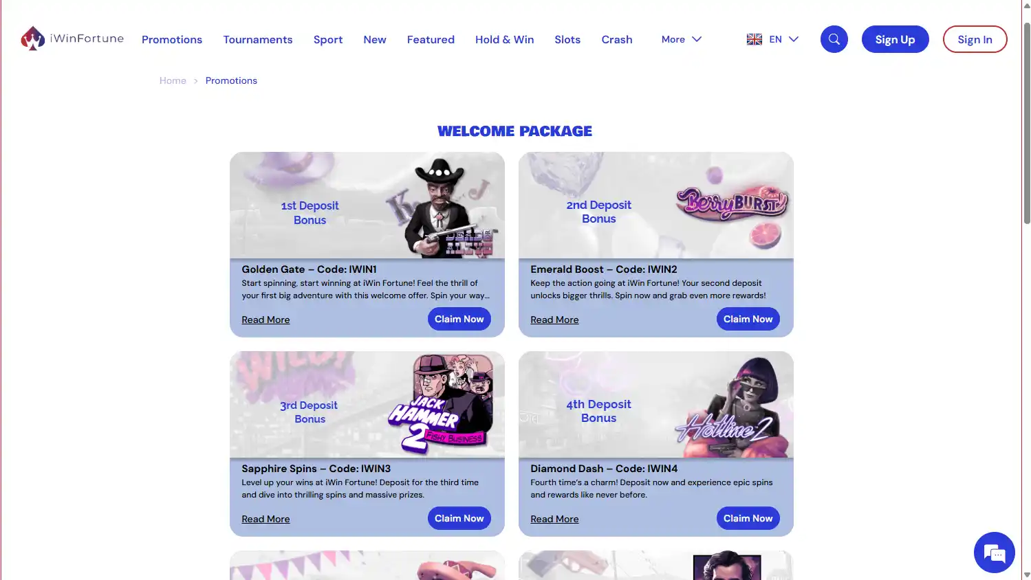 iWinFortune Casino screenshot 3