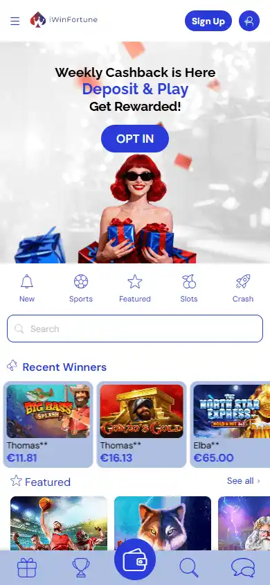 iWinFortune Casino screenshot 4