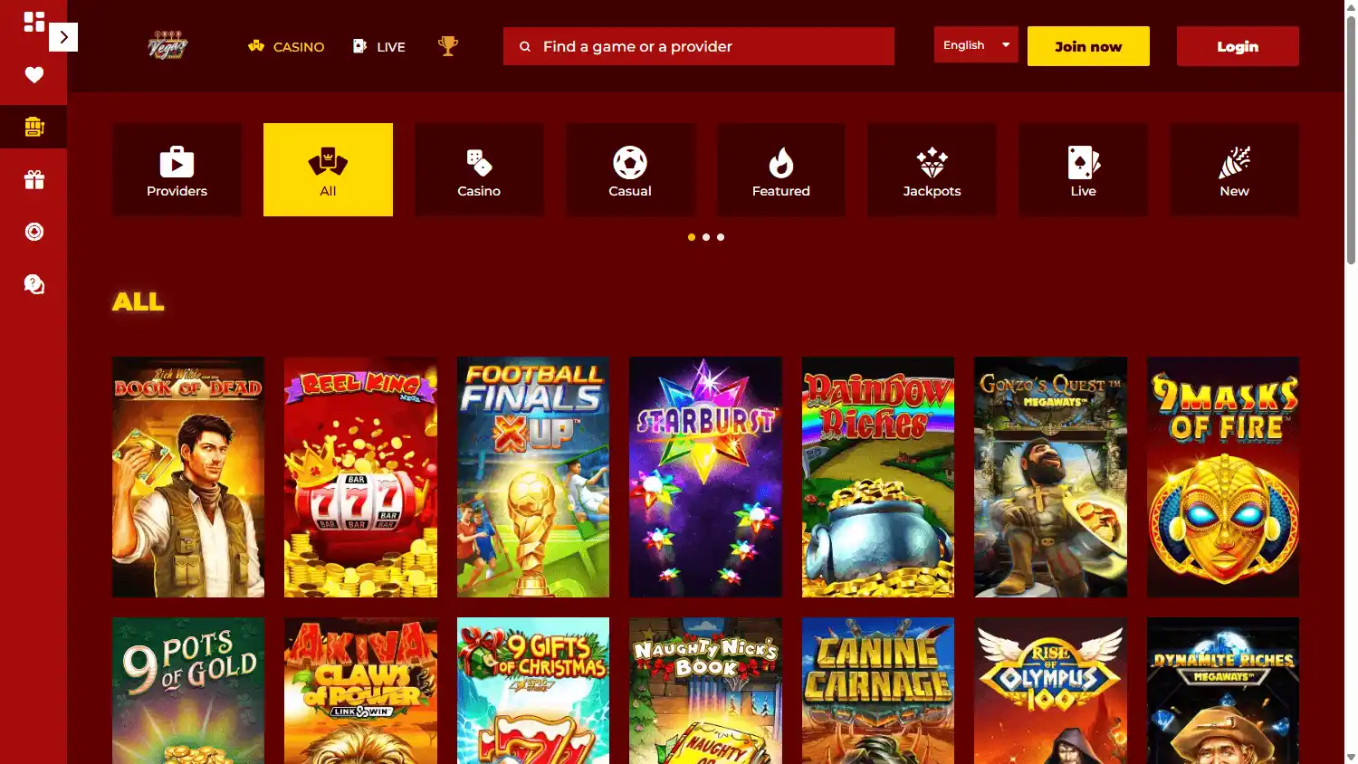 iWonVegas Casino screenshot 2
