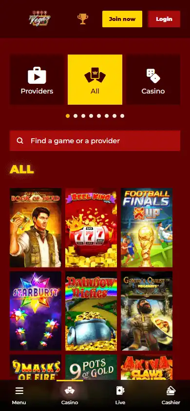 iWonVegas Casino screenshot 5