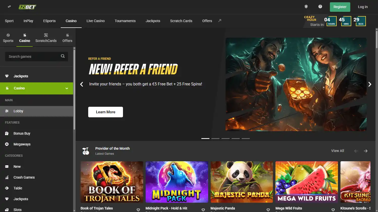 IZIBET Casino screenshot 2