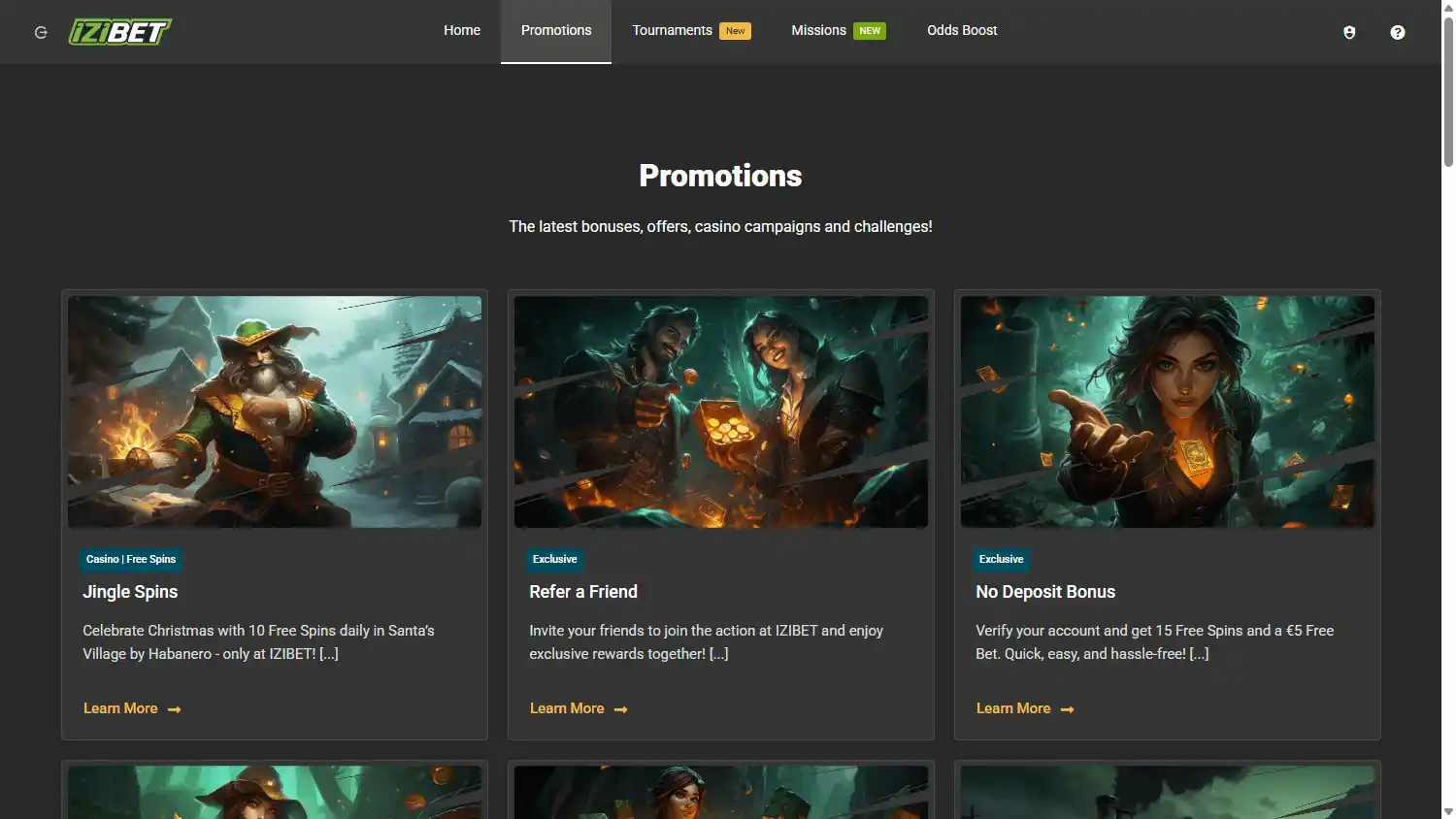 IZIBET Casino screenshot 3