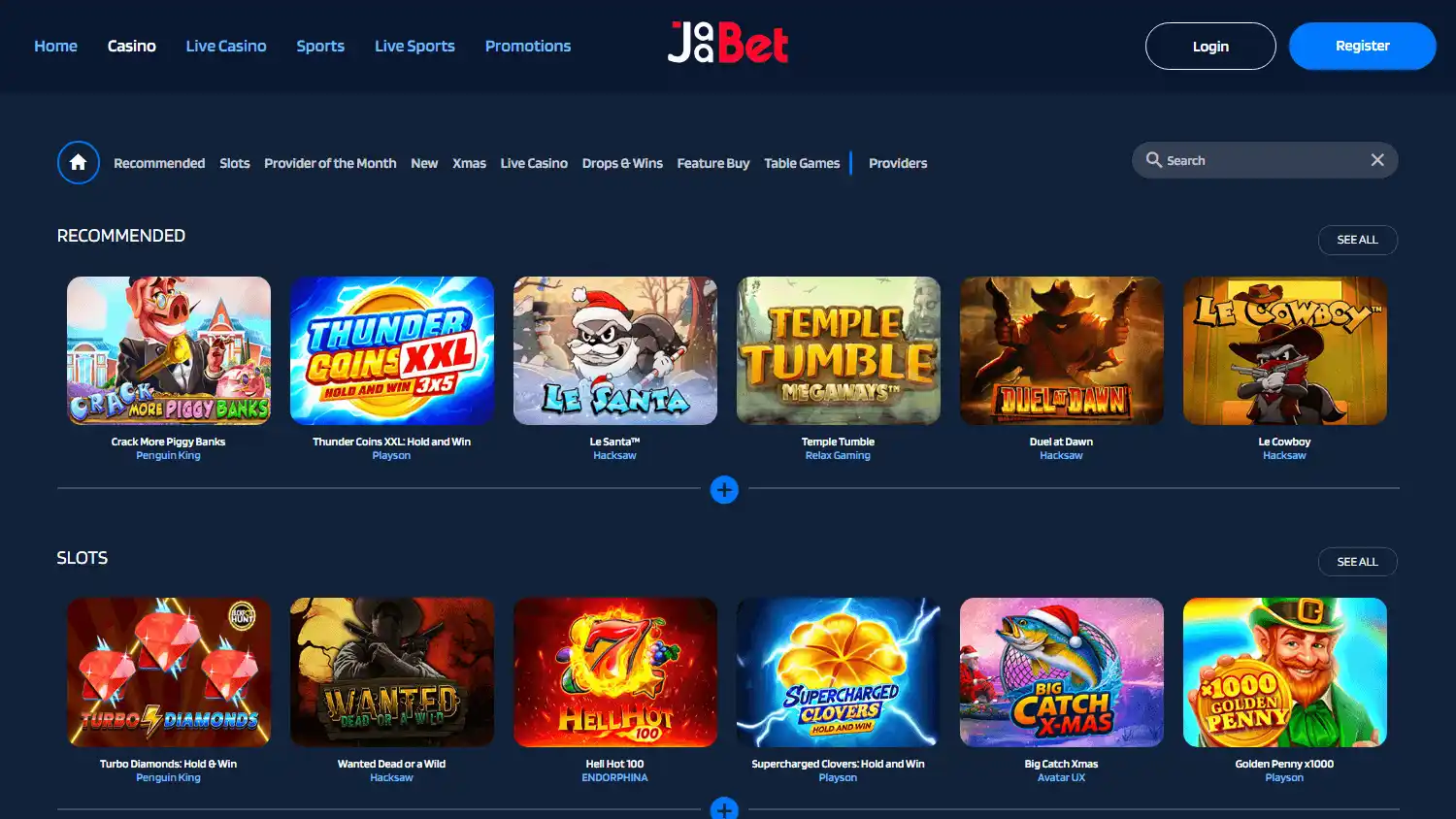 JaaBet Casino screenshot 2