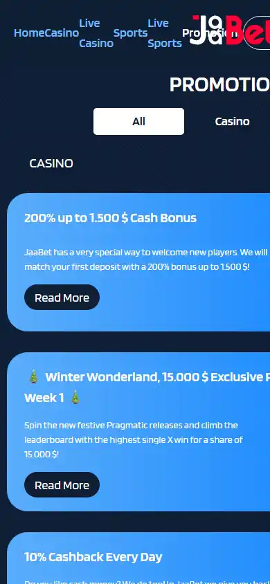JaaBet Casino screenshot 5