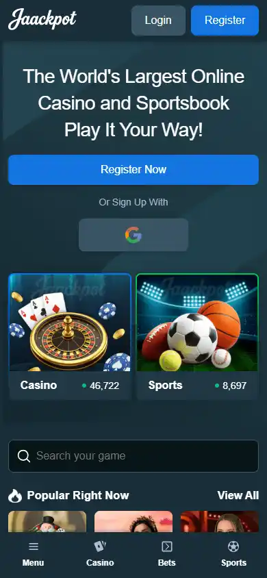 Jaackpot Casino screenshot 4