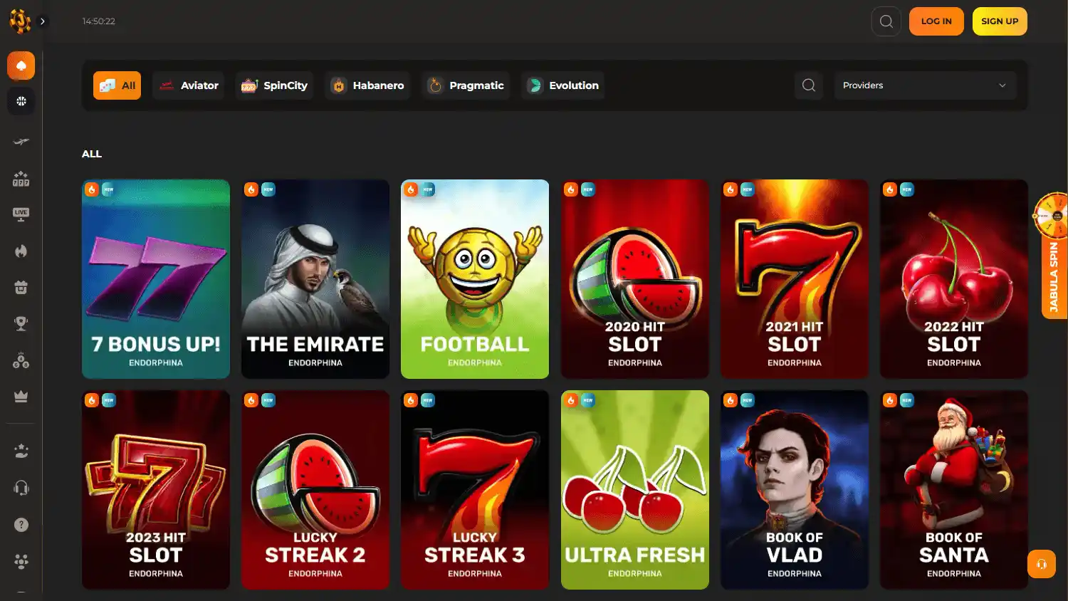 Jabula Bets Casino screenshot 2