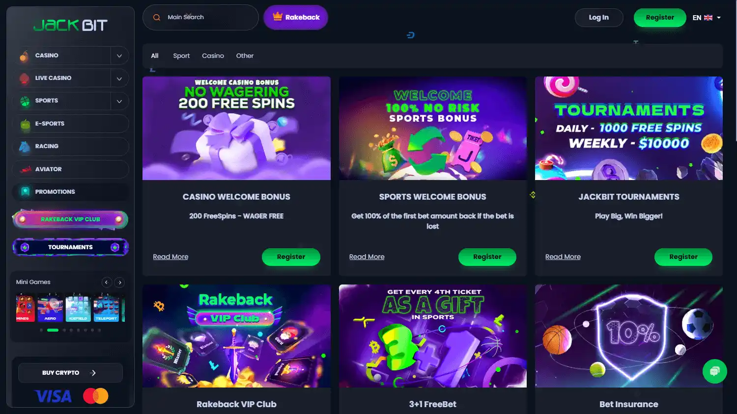 Jack Casino screenshot 3